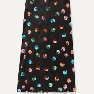 Kelly sequin-embellished silk and Tencel-blend